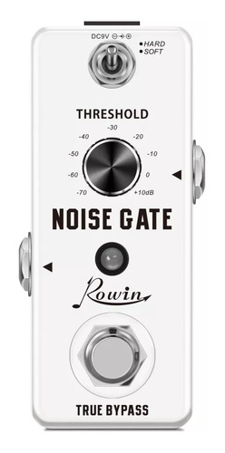 Pedal Rowin Noise Gate Elimina Ruido P/ Guitarra E Baixo+nf