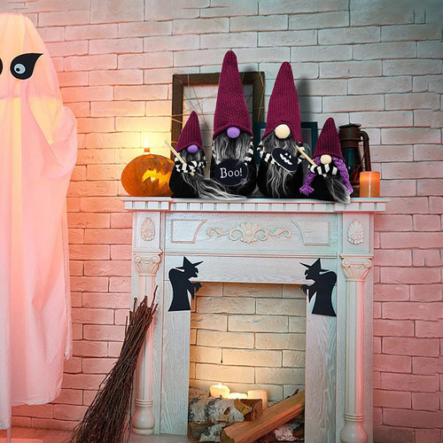 Muñecas De Peluche Con Forma De Enano Brujo Para Halloween,