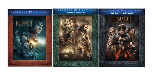 El Hobbit Trilogia Extendida Blu-ray ( Sin Celofan )