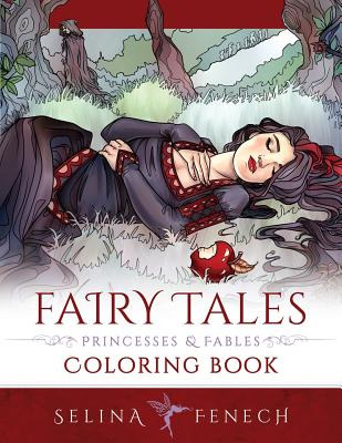 Libro Fairy Tales, Princesses, And Fables Coloring Book -...