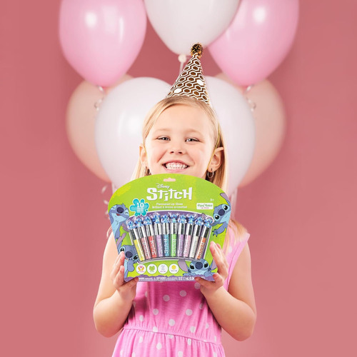 Disney Stitch - Brillo De Labios A Base De Plantas De 10 Pie