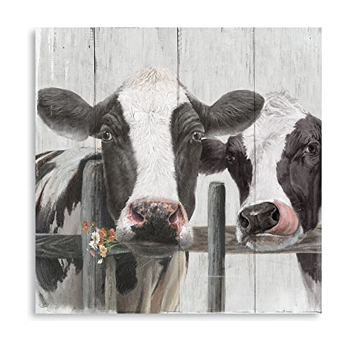 Cuadro De Pareja De Vacas, Impresión De Arte De Pared ...