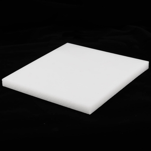 Láminas Uhmw Polietileno Blanco Opaco Tablero 25x25 Cm