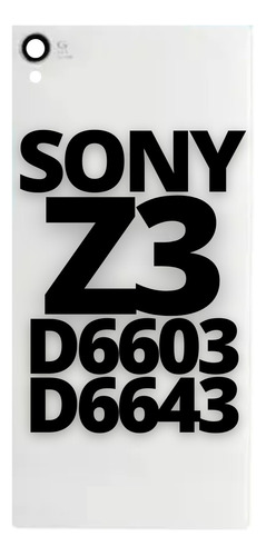 Tapa Trasera Repuesto Para Sony Xperia Z3 D6603 D6643 6653