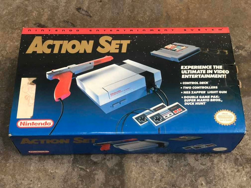 Nintendo Nes Consola Original Nintendo Con Manuales Y Caja