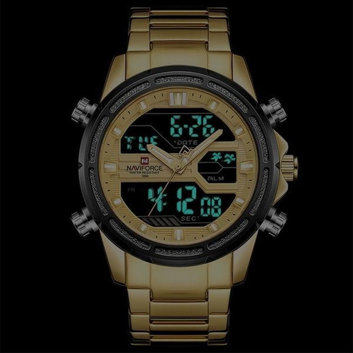 Relógio Masculino Naviforce 9138 Original Prova Dágua