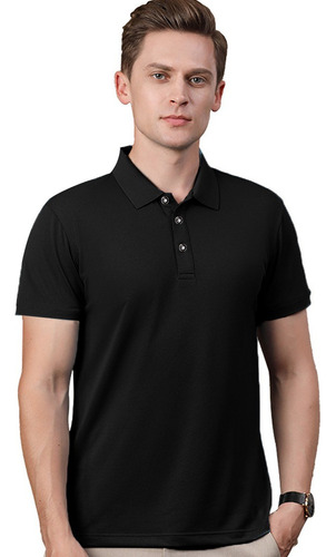 Playera Tipo Polo Casual Camiseta Moda For Hombre Slim Fit