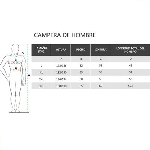 Campera Moto Impermeable Protecciones Reflectiva - Hombre
