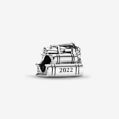 Charm Libro Graduación 2022 100%plata Estuche Y Bolsa Compat