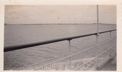 Colonia 1936 Fotografia Nueva Palmira Desde A Bordo Barco