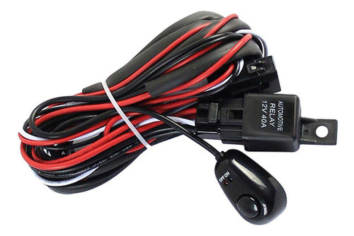 Juego De Cables Para Luces De Coche 12v 40a Alta Potencia Un