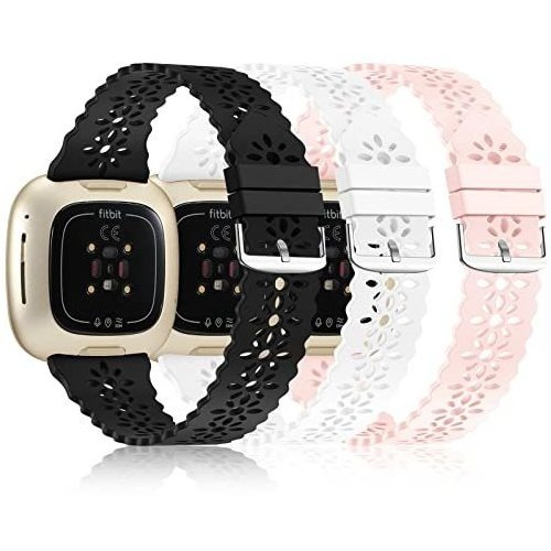 Yaxin 3 Pack Slim Sport Bands Compatible Con Fitbit R4gwz