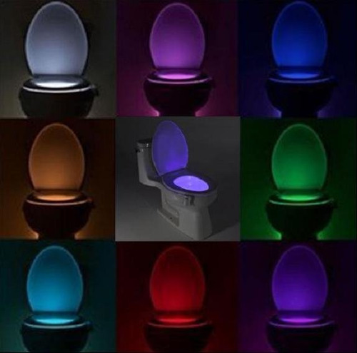 Luz Led Con Sensor De Movimiento Para El Inodoro