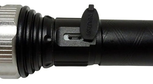 Linterna Táctica De Metal Recargable C/ Zoom Opalux Op-4927n