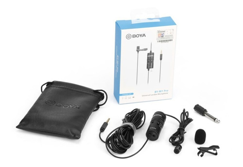 Imagen 5 de 7 de Microfono Boya By M1 Pro Corbatero Con Salida De Auriculares