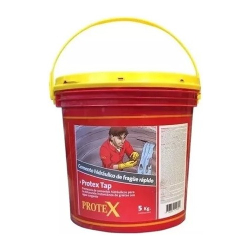 Protex Tap X 5kg Cemento Hidráulico Secado Rapido