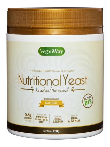Nutritional Yeast Sabor Natural 200gr - Veganway