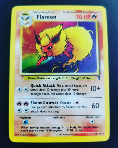 Flareon - 10/110 - Holo Legendary Collection