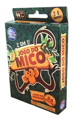 Kit Jogo de Mesa 4 Cores Cartas mico + memoria 2 EM 1 - Loja Zuza  Brinquedos