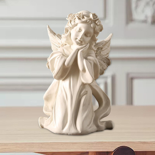 Estatua De Ángel De Resina, Adorno, Escultura De Estilo A