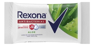 Rexona Jabon En Barra Antibacterial Aloe 3x90gr