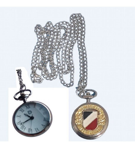 Reloj Collar De Cadena Alemania Sobre Todo Acero Dorado