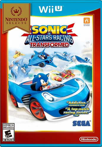 Sonic All Stars Racing Transformed.-wii U