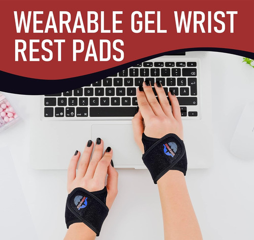 Juego De 2 Almohadillas Ergonómicas Para Reposamuñecas