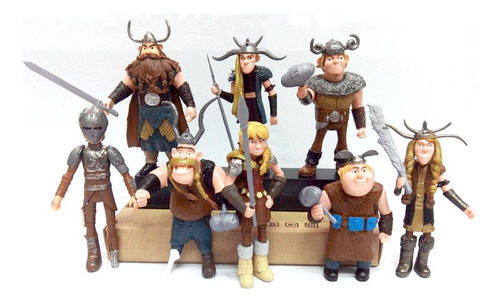 8pcs How To Train Your Dragon Figura Juguete Navidad Regalo