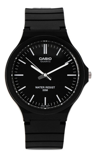 Casio Mw-240-1evcf Reloj Clásico De Cuarzo Negro Con Pantall