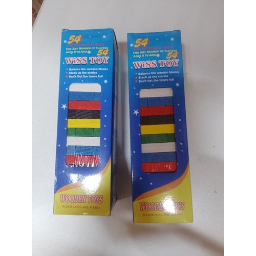 Jenga De Madera De Colores Educativo Yenga Decotrebol