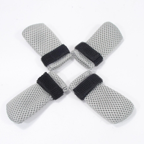 4 Uds. Cubre Pies Para Mascotas, Botas Para Gatos, Gris M