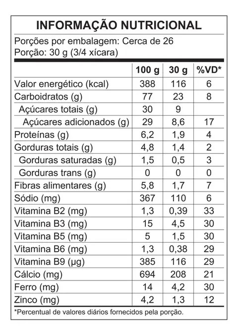 Cereal Matinal Nescau de Chocolate Integral com Proteína 770 g 5