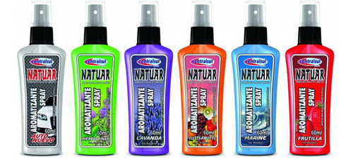 Aromatizante Para Carro Natuar Spray 60 Ml - Tutti Frutti