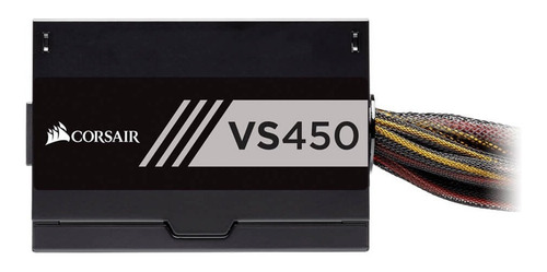 Fonte de alimentação com certificação Corsair Vs450 450w Gaming 80+