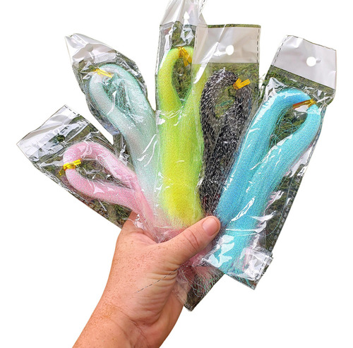 5 Paquetes De Crystal Flash Señuelos Pesca Bailarina Sabiki Color Variado