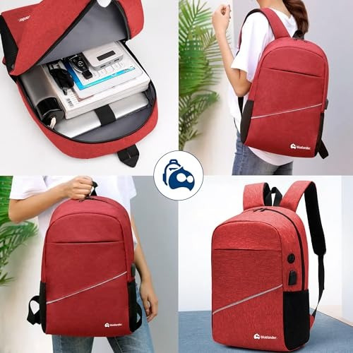 5 Sets Mochila Para Laptop Con Mochila Cruzada Y Lapicera