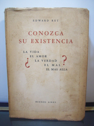 Adp Conozca Su Existencia La Vida El Amor Edward Ret / 1950