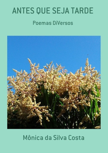 Antes Que Seja Tarde: Poemas Diversos, De Mônica Da Silva Costa. Série Não Aplicável, Vol. 1. Editora Clube De Autores, Capa Mole, Edição 1 Em Português, 2018