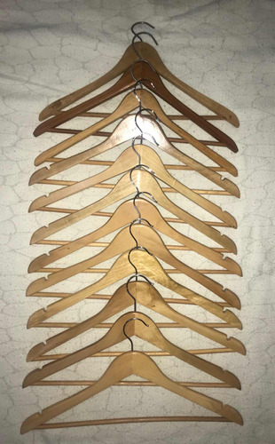 Ganchos De Madera Para Ropa