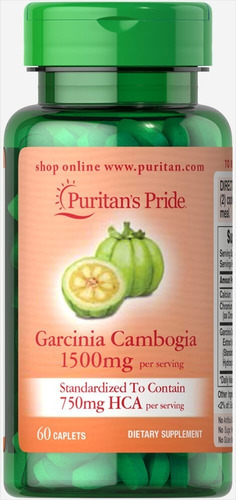 Purtians Pride Garcinia Cambogia 1500 Mg 60 Caps Ptr Sabor Sin Sabor