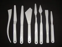 Comprar Espatulas Paletas Plasticas Repostería Manualidades  Ref 4
