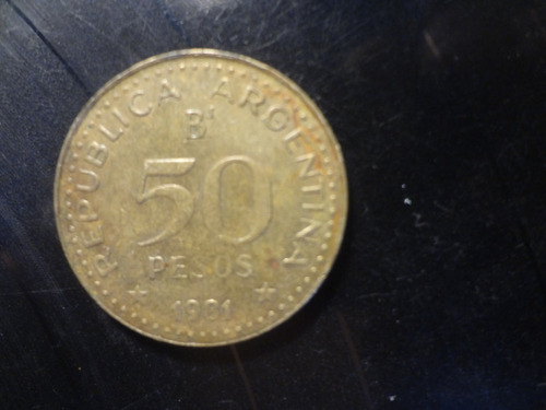 Moneda Argentina 50 Pesos Año 1981 San Martin
