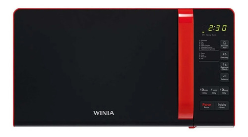 Imagen 1 de 5 de Horno De Microondas Winia 0.7 Pies Kor-663r Rojo