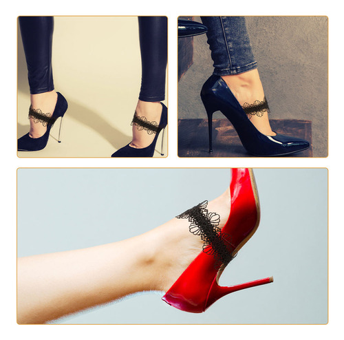 3 Pares De Correas De Zapatos Desmontables De Encaje Para Ci