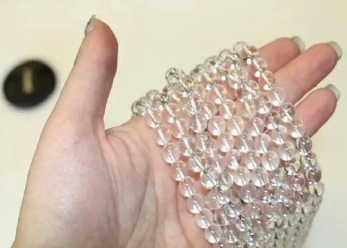 Mala Japa Rosario Hindu De 108 Cuentas Cristal De Cuarzo