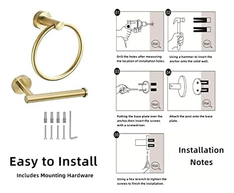 Set Accesorios De Baño Nestling Gold