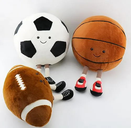 Pelota De Rugby De Peluche De 13 Pulgadas, Divertido Y Suave