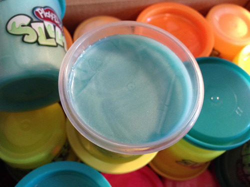 Imagen 10 de 10 de Play-doh Pd Slime Set De 4 Colores Surtidos/cotillon