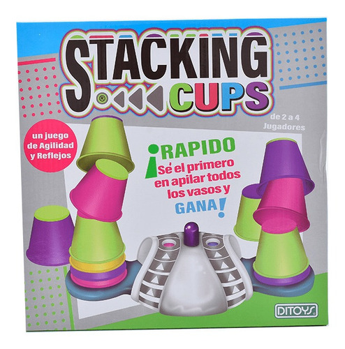 Juego De Mesa Stacking Cups Apila Los Vasos Y Gana Ditoys